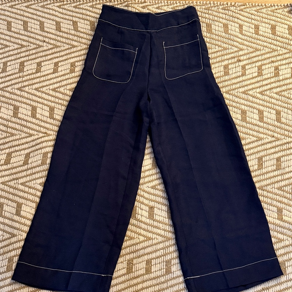 Moon River Navy Blue wide leg pant size XS